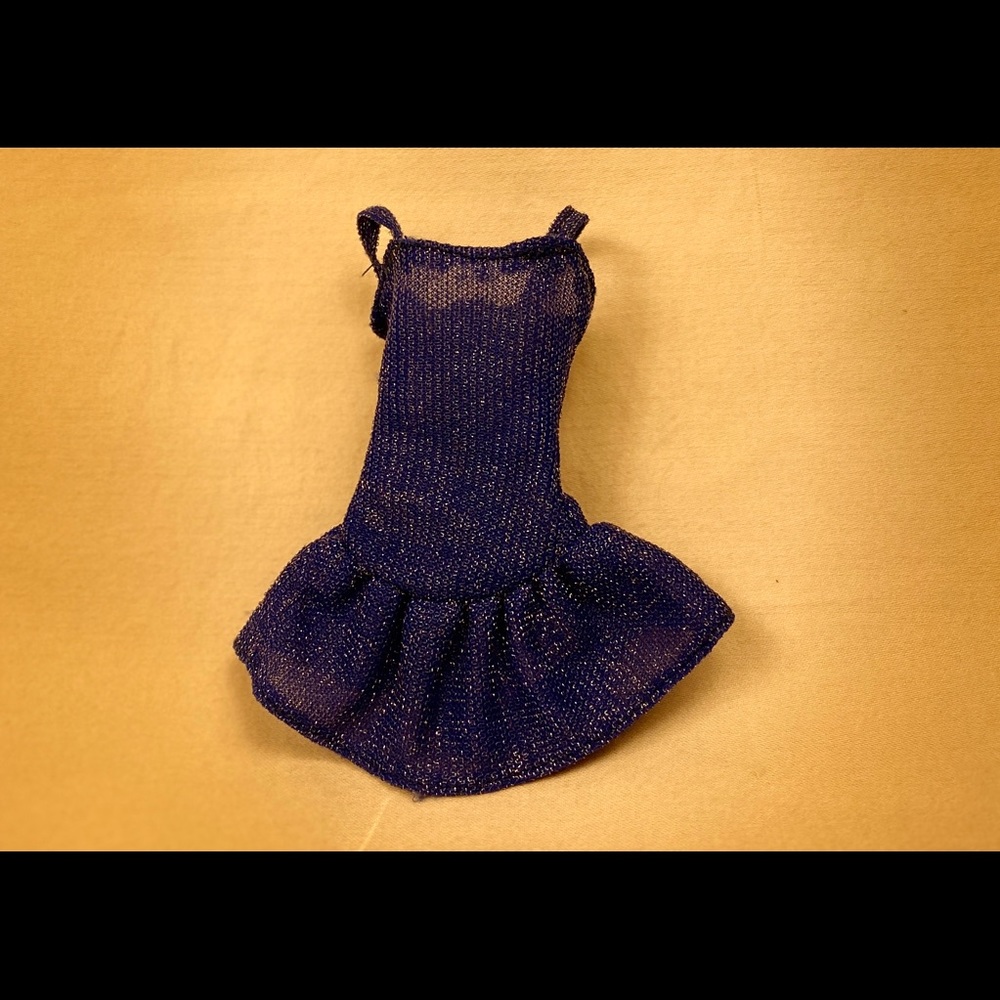 Barbie Vintage Glitter Dress (Royal Blue)
